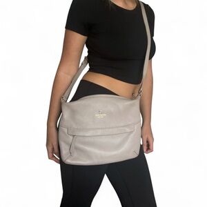 Kate Spade New York Pebbled Leather Crossbody Bag with Gold Accent NWOT